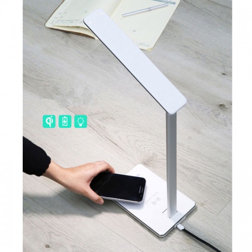  Wireless Charging Table Lamp with QI Wireless Charger