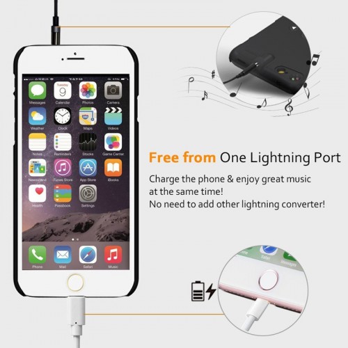 M-TECH Music Player & Calling Control Case For iPhone 7 Plus / 8 Plus - Black