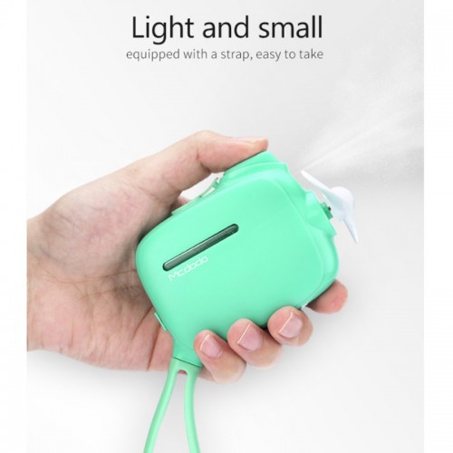 Mcdodo Portable Mini USB Handheld Humidifier Mist Water Spray Fan - Green