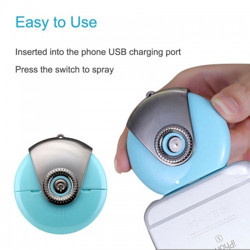 Mini Mobile Portable Humidifier Aroma Spray For IOS Devices - Purple