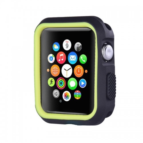 Apple Watch Case For Series 1, Series 2, Series 3, Sport Edition - Black / Green