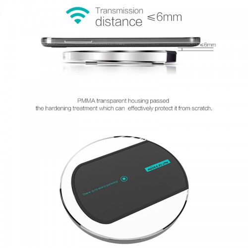 NILLKIN Magic Disk II wireless charger For Samsung Smart phones - White
