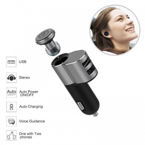 OVEVO Super Mini Headset with Portable 2...