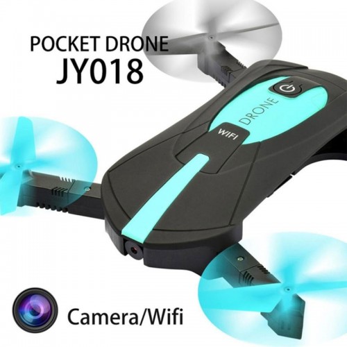 Mini WIFI JY018 Quadcopter Selfie Pocket Drone with HD Camera