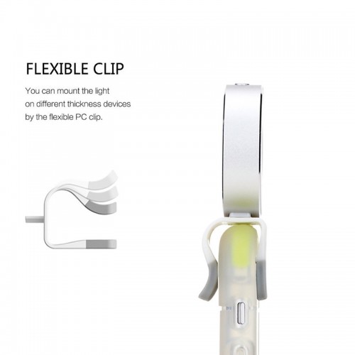 ROCK OMI LED light-Compensating Flash Selfie Light with Flexible Clip - Gold
