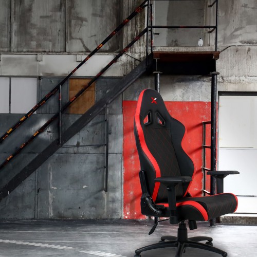 RapidX Ferrino Series Gaming Chair - Red on Black RapidX Ferrino Series Gaming Chair - Red on Black