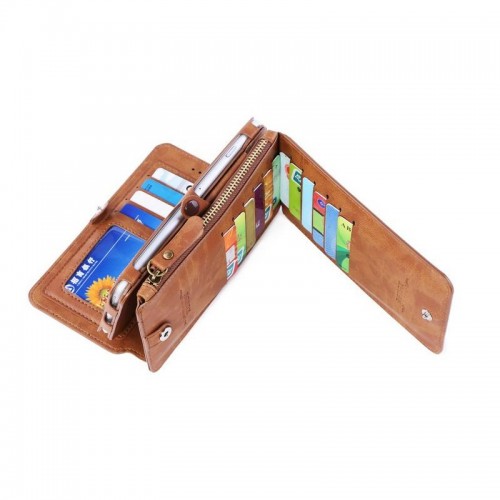 REMAX  Versatile Clutch Multi-Functional 2 in 1 Leather Hand Bag for iPhone 6/6S  - Black