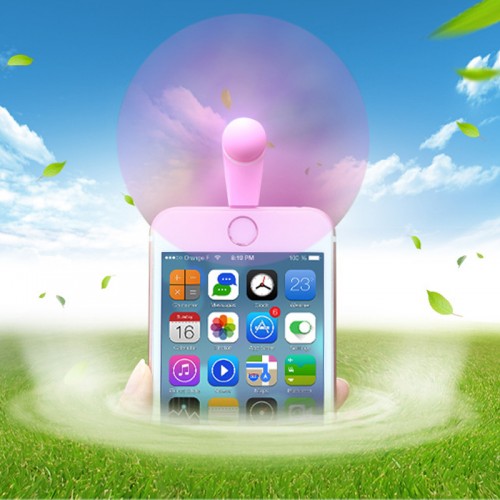 REMAX Portable Mini USB Fan For IOS Devices  - pink