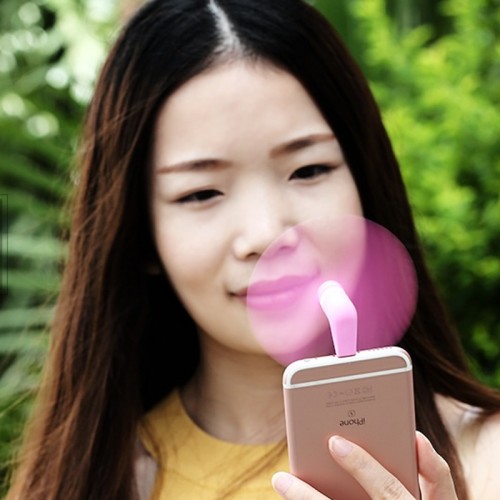 REMAX Portable Mini USB Fan For IOS Devices  - pink