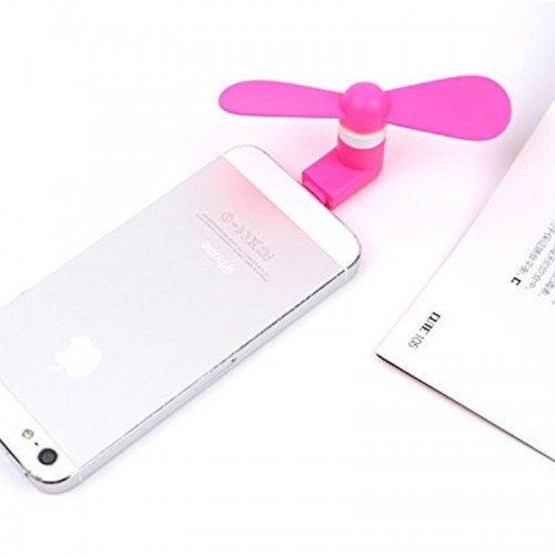 REMAX Portable Mini USB Fan For IOS Devices  - pink