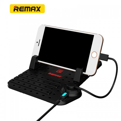 REMAX Flexible Car Charger Holder with 2...