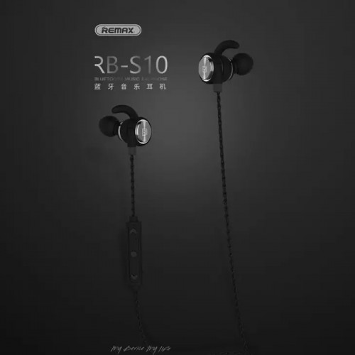 REMAX RB-S10 Special Design Slim Magnetic Wireless Headset - Silver