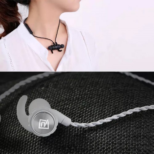 REMAX RB-S10 Special Design Slim Magnetic Wireless Headset - Silver