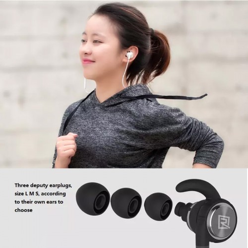 REMAX RB-S10 Special Design Slim Magnetic Wireless Headset - Silver