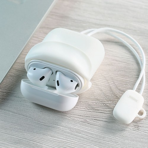 Remax RC-A6 Silicon Protective Case For Apple Airpods with Charging Cable
