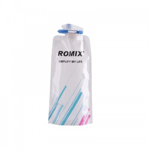 ROMIX 0.7Ltr Foldable Sports Water Bottl...