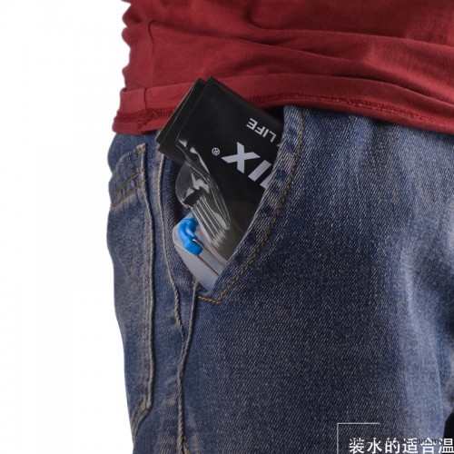 ROMIX 0.7Ltr Foldable Sports Water Bottle - Black ROMIX 0.7Ltr Foldable Sports Water Bottle - Black