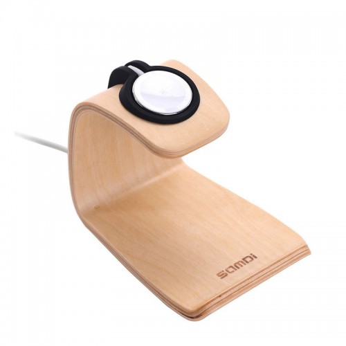 Samdi Wooden Stand For Apple Watch & Mobiles