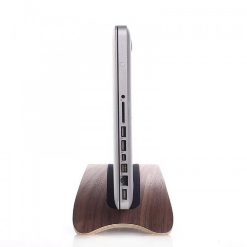 SAMDI Natural Wood Lightweight Wooden Laptop Stand Holder 