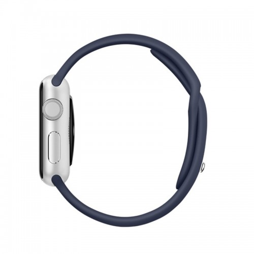 Silicon Soft Sports Watch Band For 42 MM / 44 MM Apple Watch - Blue