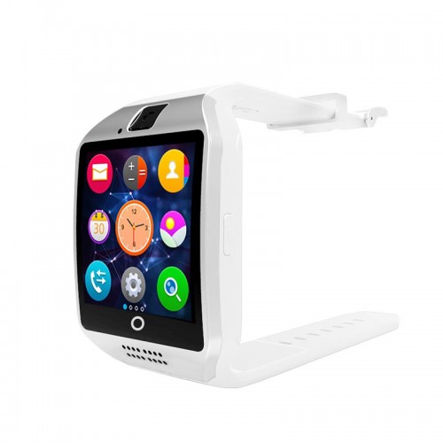 Touch Screen Smart Watch for iOS & Android with Camera, Sim and Memory Card - White