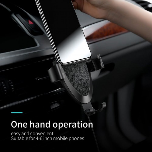 USAMS Wireless Charger Car Air Vent Qi Wireless Car Charger For iPhone X , iPhone 8 , S9 , Note 8  