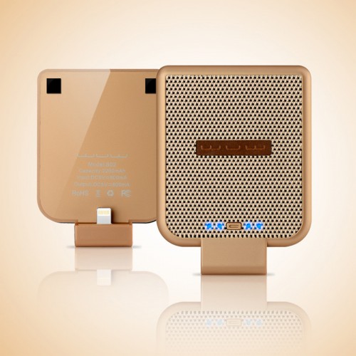 WUW Portable 2200 mAh Power Bank For IOS Devices - Gold WUW Portable 2200 mAh Power Bank For IOS Devices - Gold