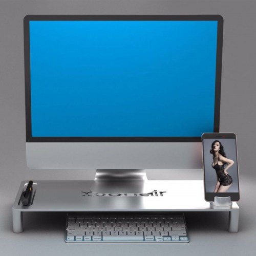 XUENAIR Multi Functional Aluminum Laptop & Desktop Stand - Gray