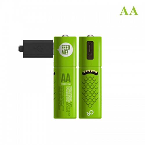 Smartoools Micro-USB Rechargeable AA Bat...