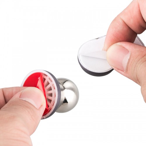 2 in 1 Ring Holder Grip Magnetic Car Dash Mount Dock