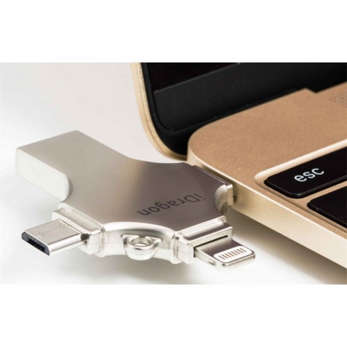 iDragon 4 in 1 TF Card Reader for iPhone/iPad/Android/Type-C Devices