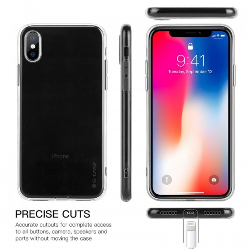 Ultra Thin Slim Transparent TPU Case For iPhone X