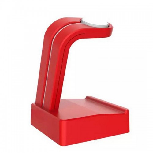 2 in 1 Apple Watch & Mobile Stand - Red