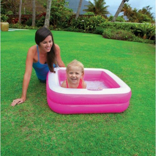 Intex 57100 - Square Baby Pool  - Green
