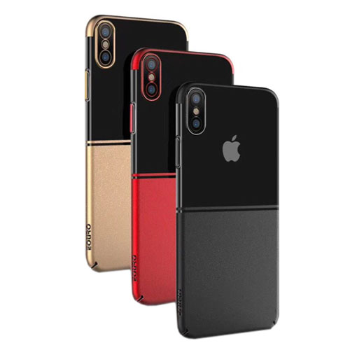 EOURO Slim Half Color Case For iPhone XS Max - Gold