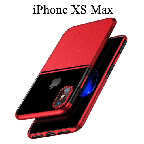 EOURO Slim Half Color Case For iPhone XS...