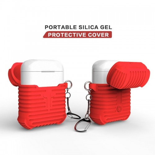 i-Smile Airpods Silicone Protective Case - Red