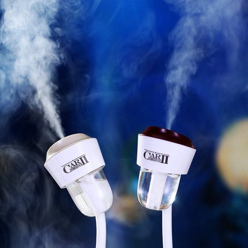 NANUM 2 Car humidifier with 2 USB Car Charger - Purple