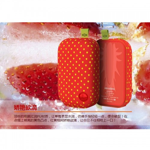 X-Doria Special Design 7800 mAh Fruit Power Bank - Strawberry