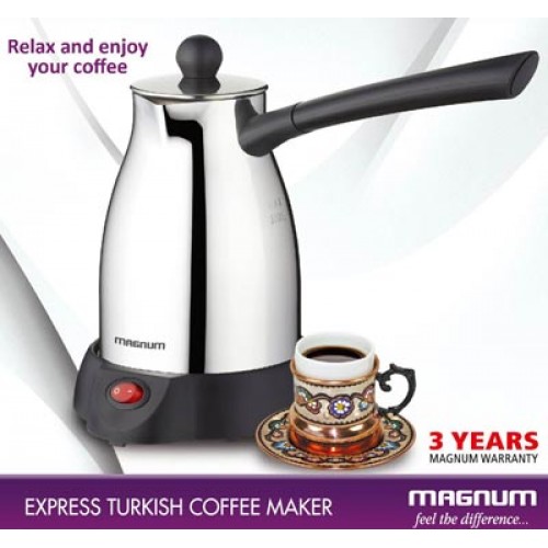 MAGNUM STAINLESS STEEL TURKISH COFFEE MA...