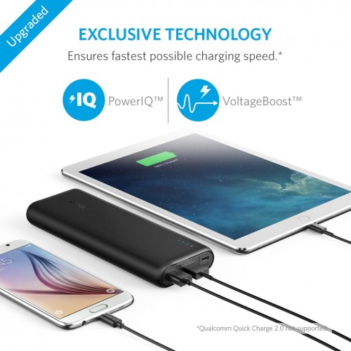 Anker PowerCore 20100mAh iQ Power Bank Black [18 month warranty]