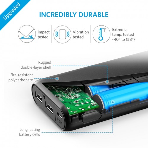 Anker PowerCore 20100mAh iQ Power Bank Black [18 month warranty]