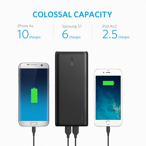 Anker PowerCore 26800 iQ Black [18 Month Warranty]