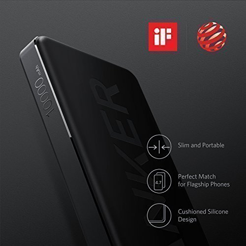 Anker PowerCore II Slim 10000mAh Power Bank - Black