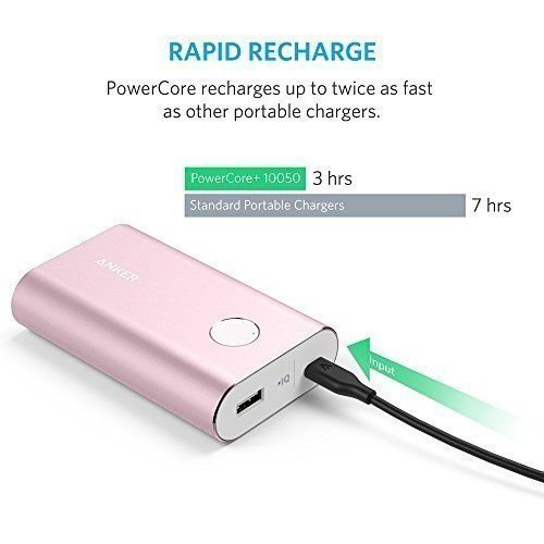 Anker PowerCore+ 10050 QC 3.0 Rose Gold ...