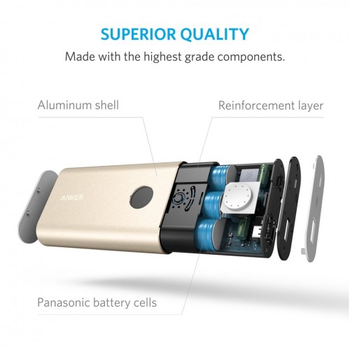 Anker PowerCore+ 10050 QC 3.0 Gold [18 Month Warranty]
