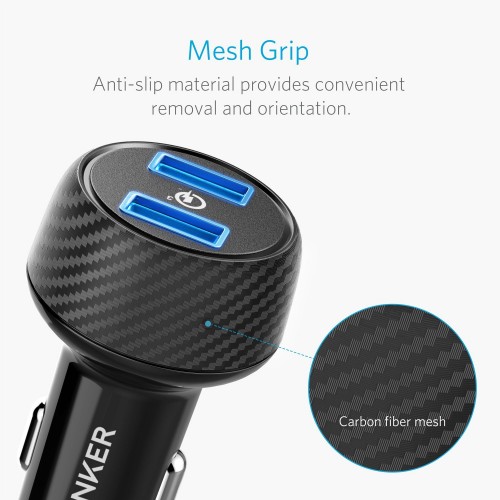 Anker PowerDrive Speed 2 (Dual QC 3.0) Black