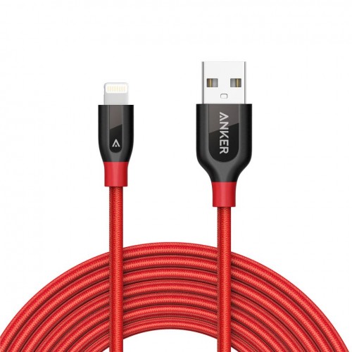 Anker Powerline+ Lightning (3m/10ft) Red
