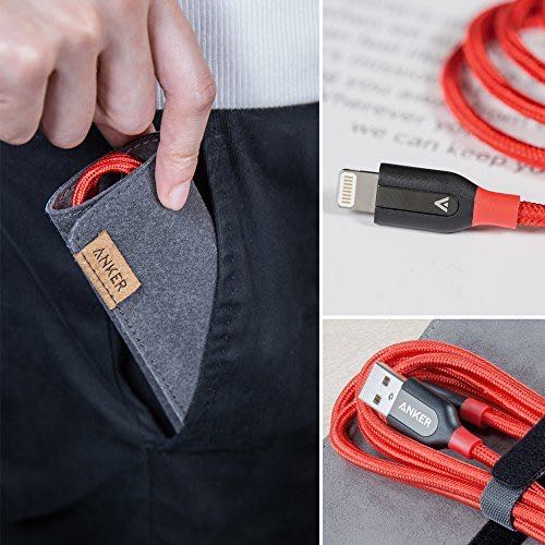 Anker Powerline+ Lightning (3m/10ft) Red