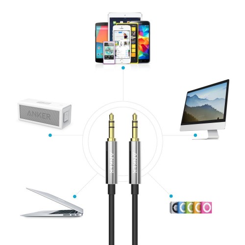 Anker Premium AUX Cable 1.2m - Black